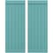 Ekena Millwork Americraft 6-Board Exterior Wood Joined Board-n-Batten Shutters w/ End Batten, ARW103BB621X77PTH, PR ARW103BB621X77PTH - alternate 1